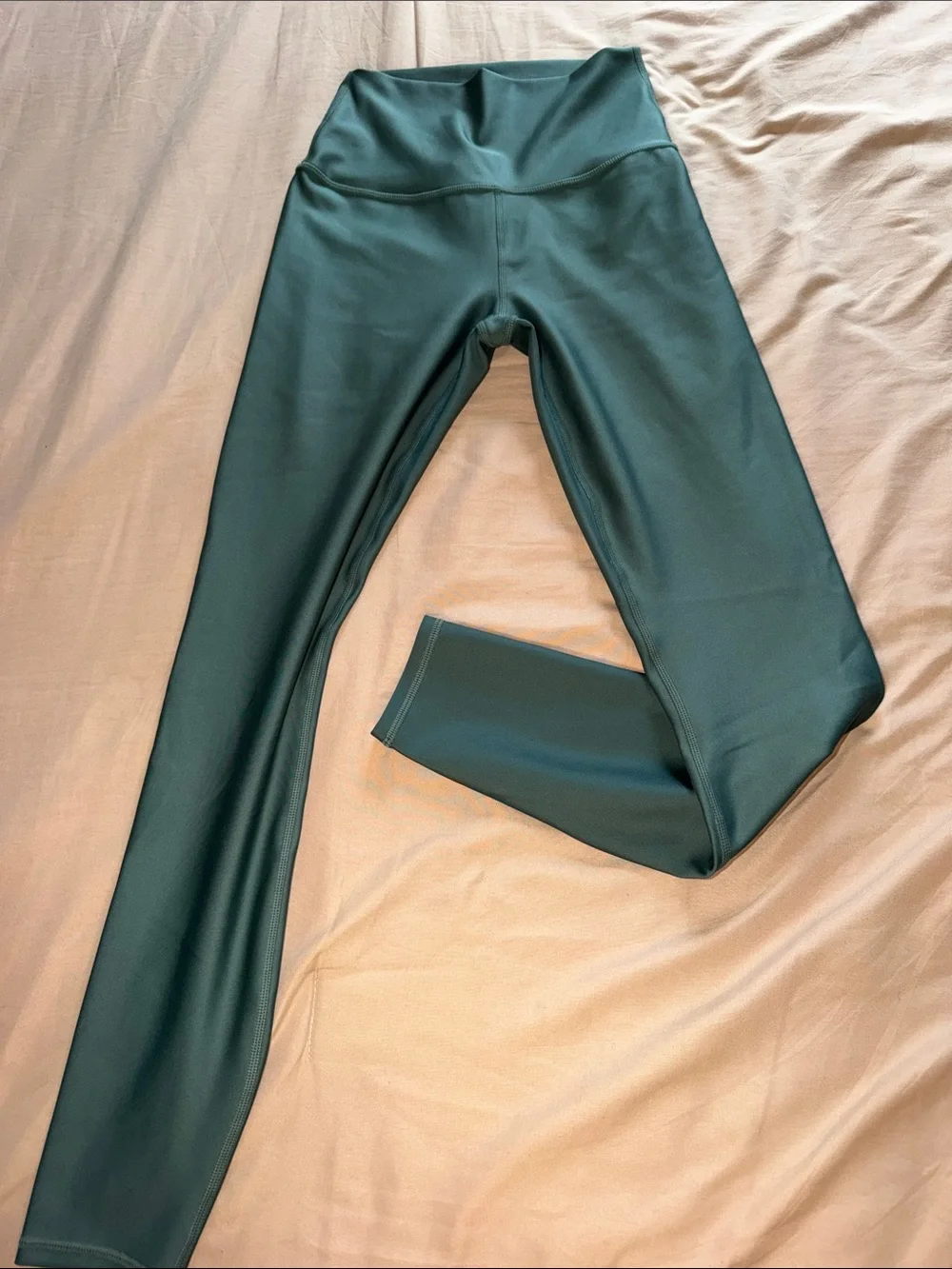 ALO Yoga Dark Green High-Rise Leggings